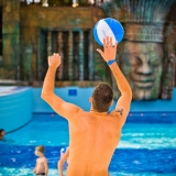 To make it more fun play water games with your mates - Aqua Park
